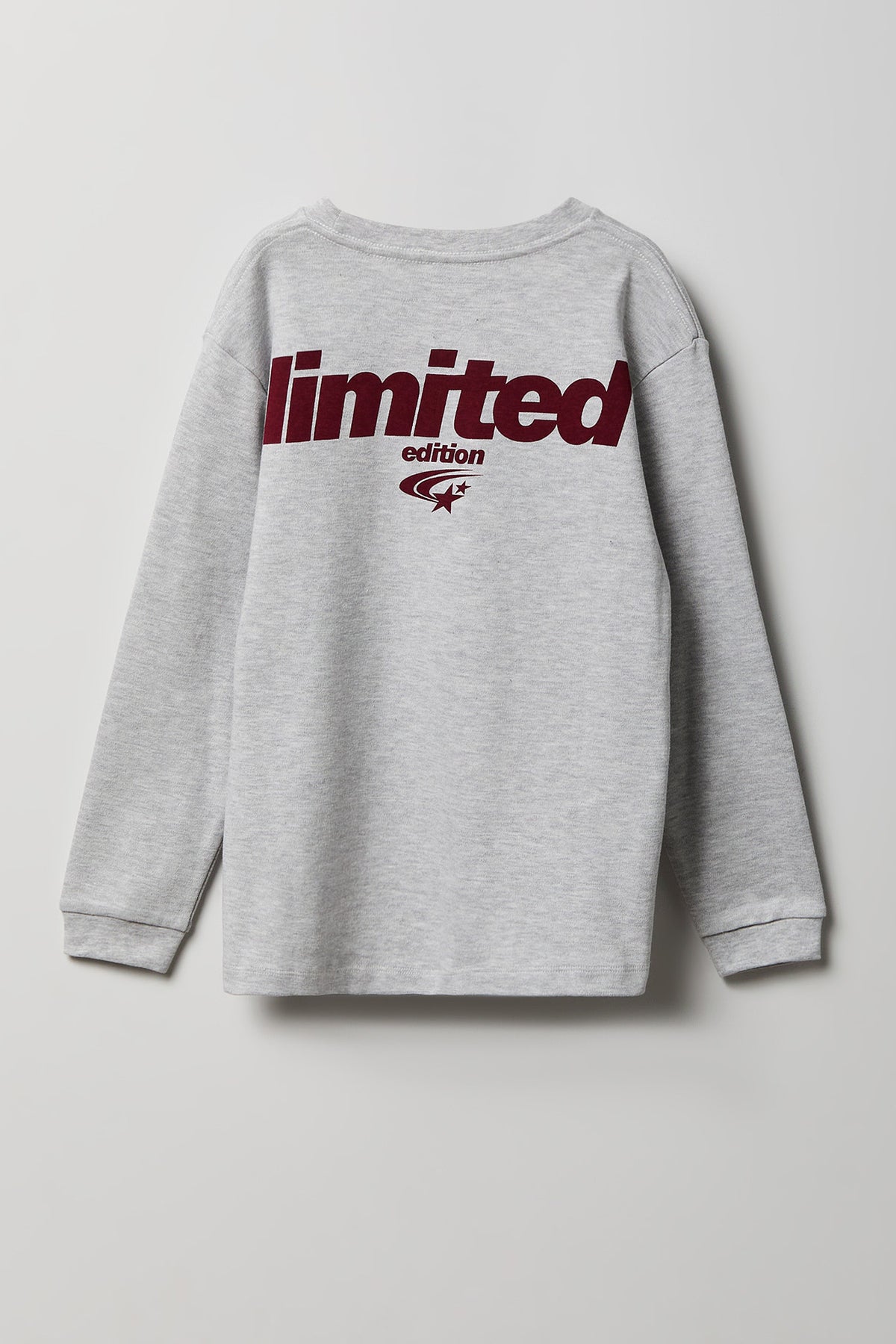Alt View 2. Boys City Graphic Long Sleeve Top - Light Grey