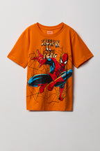 T-shirt à imprimé Spider-Man Halloween pour enfant