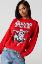 Chandail en molleton à imprimé The Amazing Spider-Man