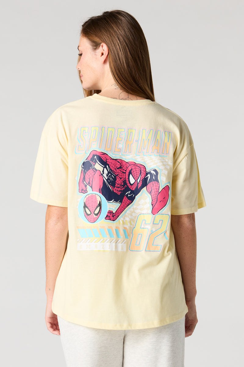 T-shirt de coupe garçonne à imprimé Spiderman 62