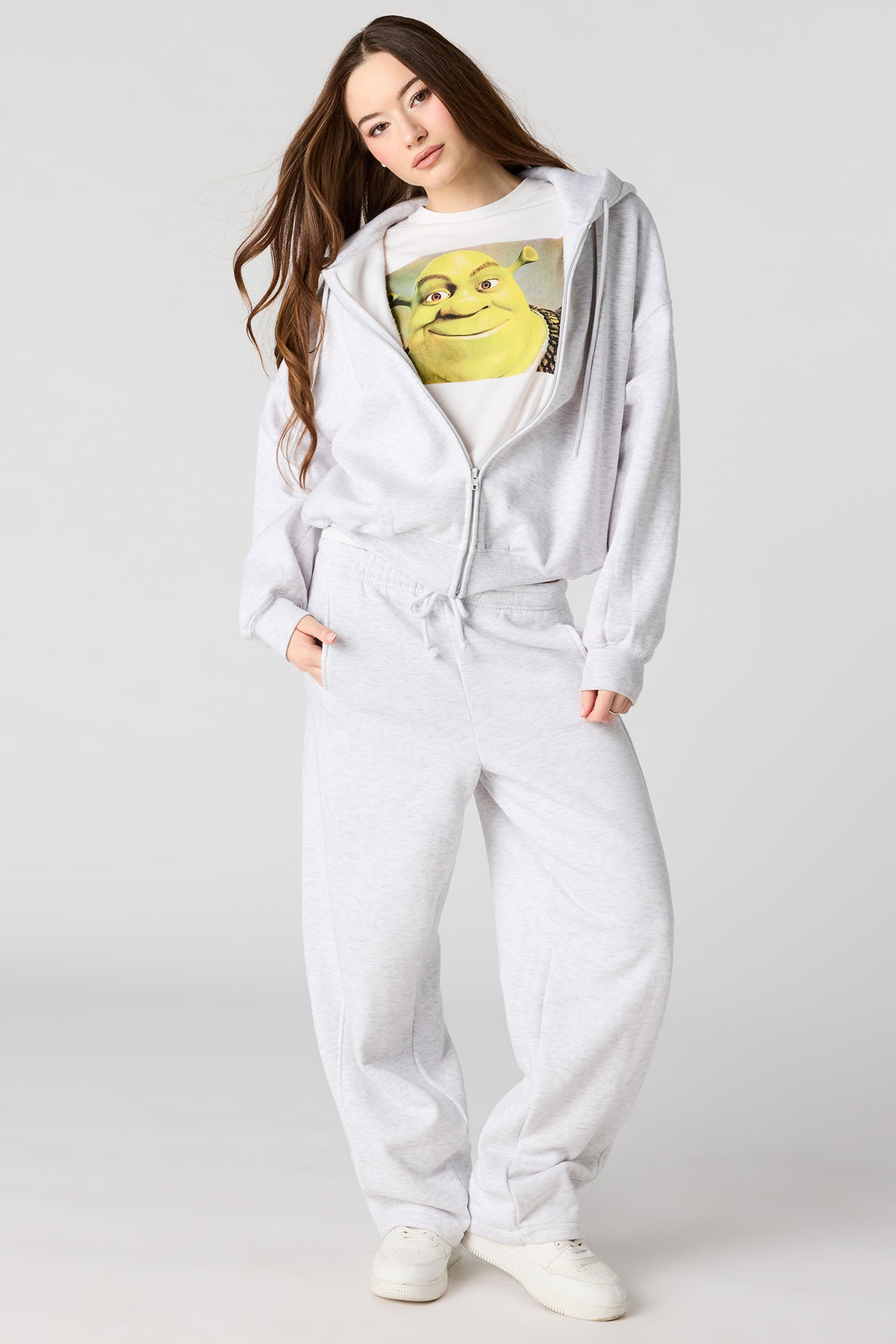 Alt View 3. Shrek Graphic Boyfriend T-Shirt - White