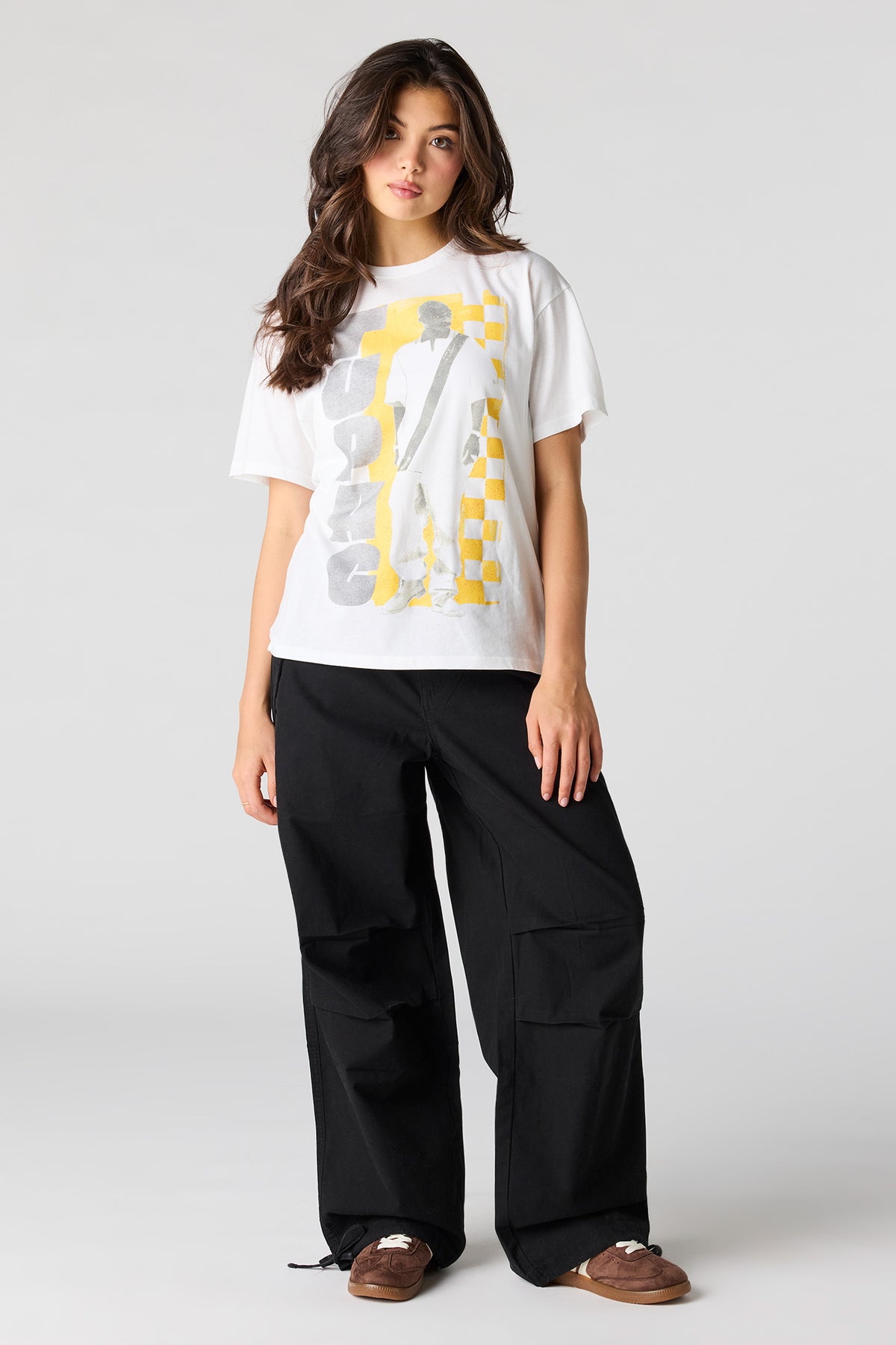 Alt View 3. Tupac Graphic Boyfriend T-Shirt - White
