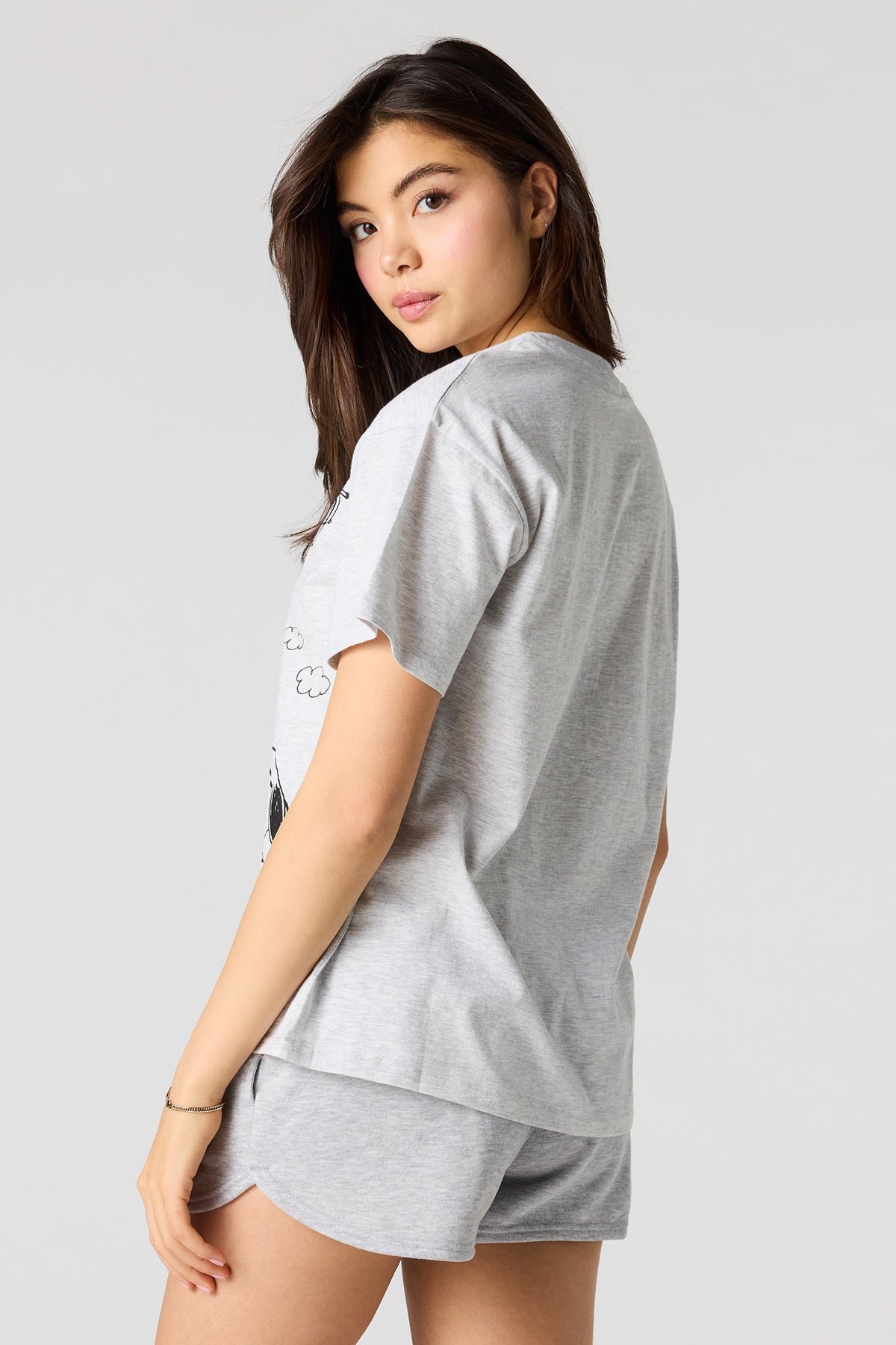 Vue alternative 2. T-shirt de coupe garçonne à imprimé Cartoon
