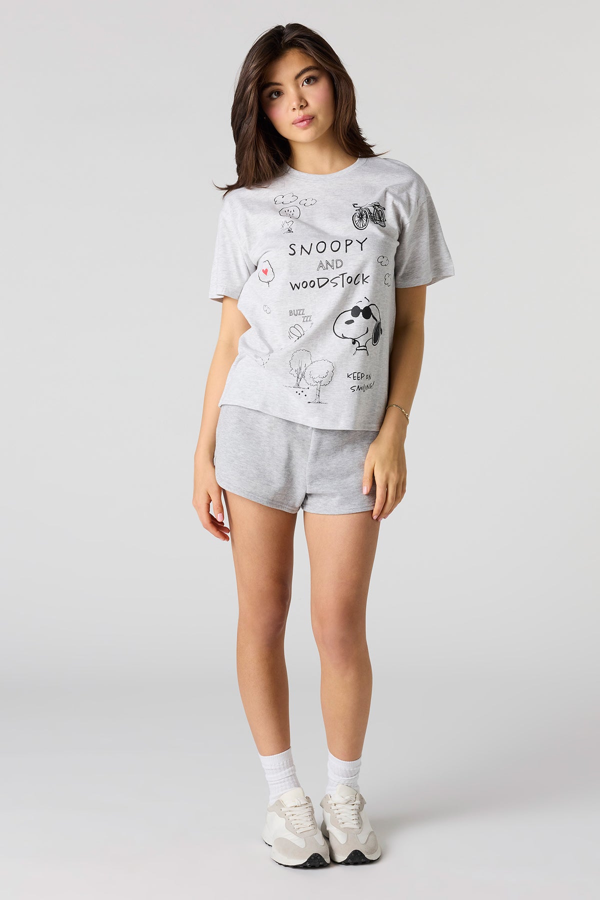 Vue alternative 3. T-shirt de coupe garçonne à imprimé Cartoon
