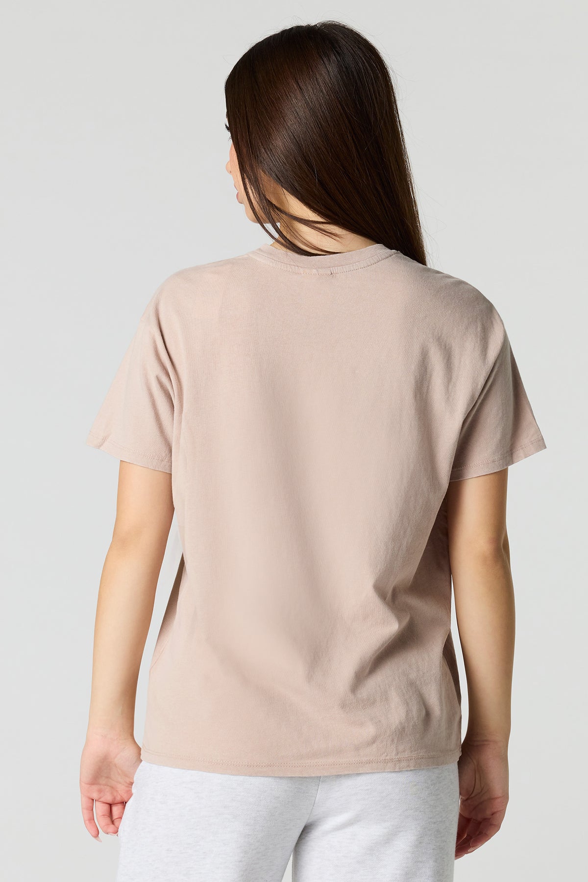 Alt View 2. Garfield Graphic Boyfriend T-Shirt - Taupe