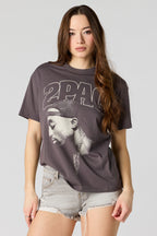Tupac Graphic Boyfriend T-Shirt