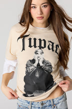 Tupac Graphic Boyfriend T-Shirt