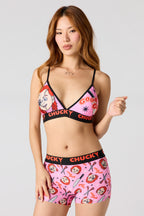Chucky Triangle Bra & Boy Short Set