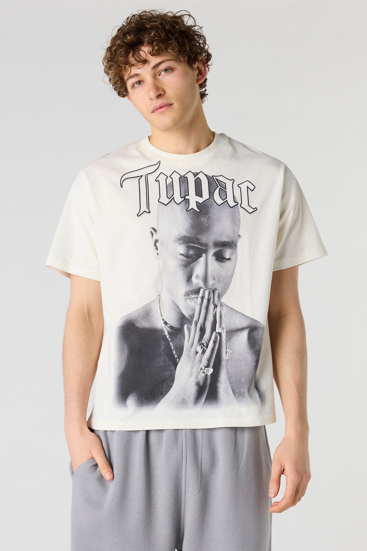 Tupac Graphic T-Shirt - Off White