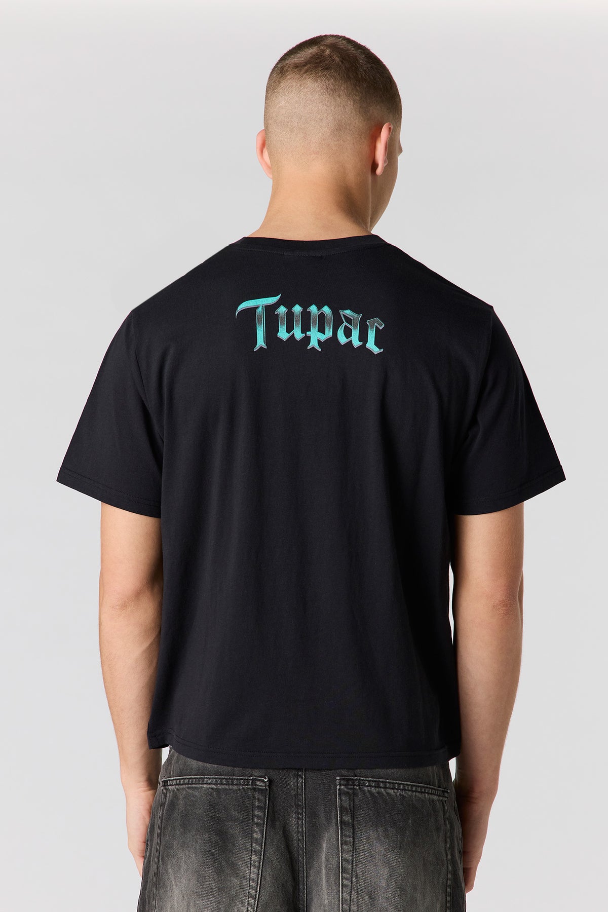 Alt View 2. Tupac Graphic T-Shirt - Black