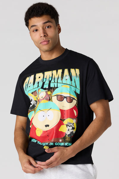 T-shirt South Park Manches Courtes Noir - Taille M, Occasion Très Bon état