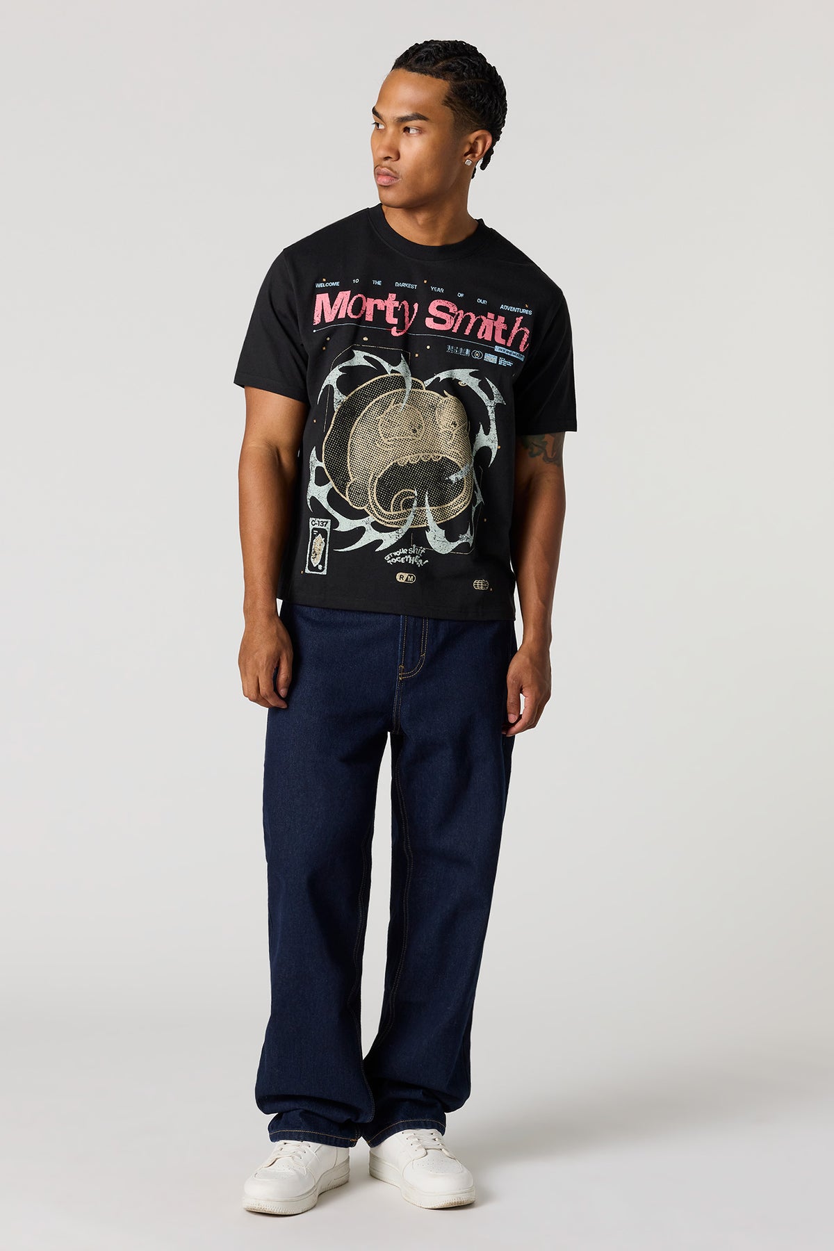 Vue alternative 3. T-shirt à imprimé Morty Smith