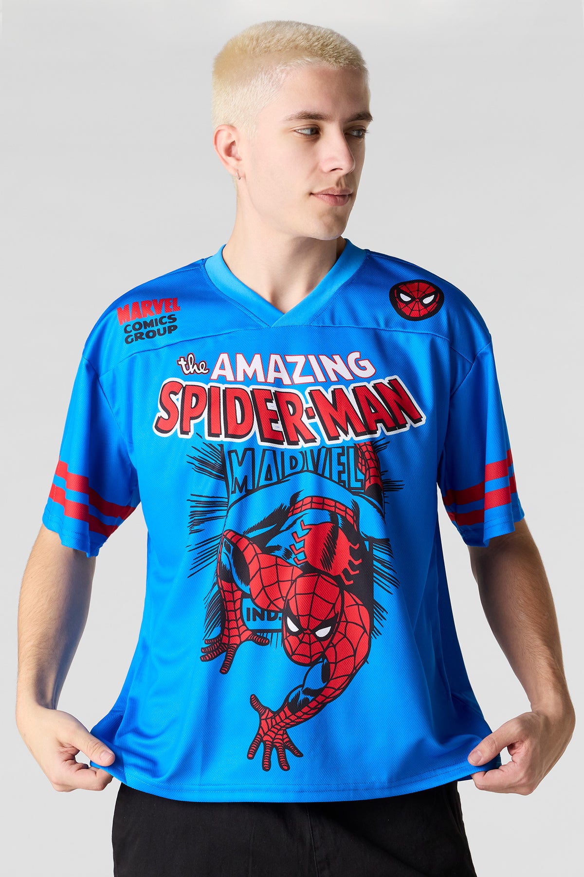 Vue alternative 4. Jersey en filet à imprimé Spider-Man