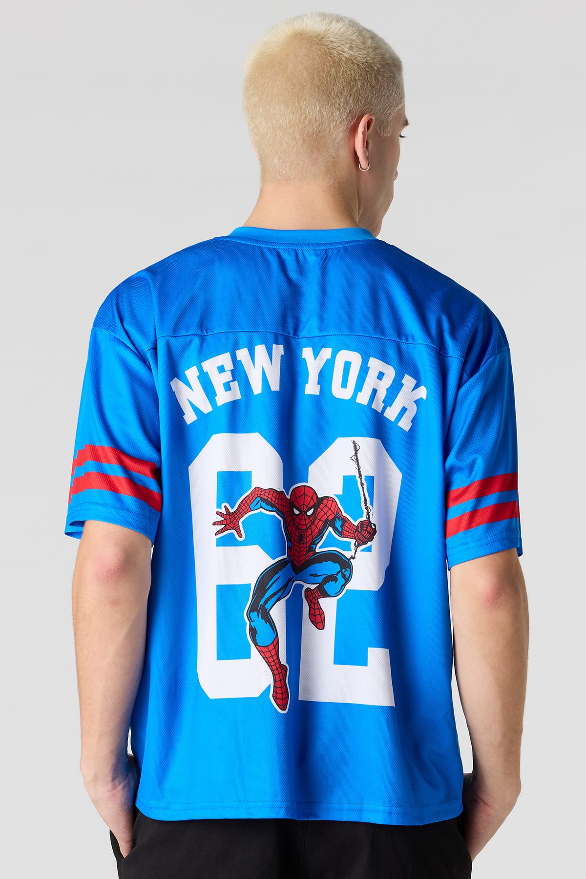 Vue alternative 5. Jersey en filet à imprimé Spider-Man