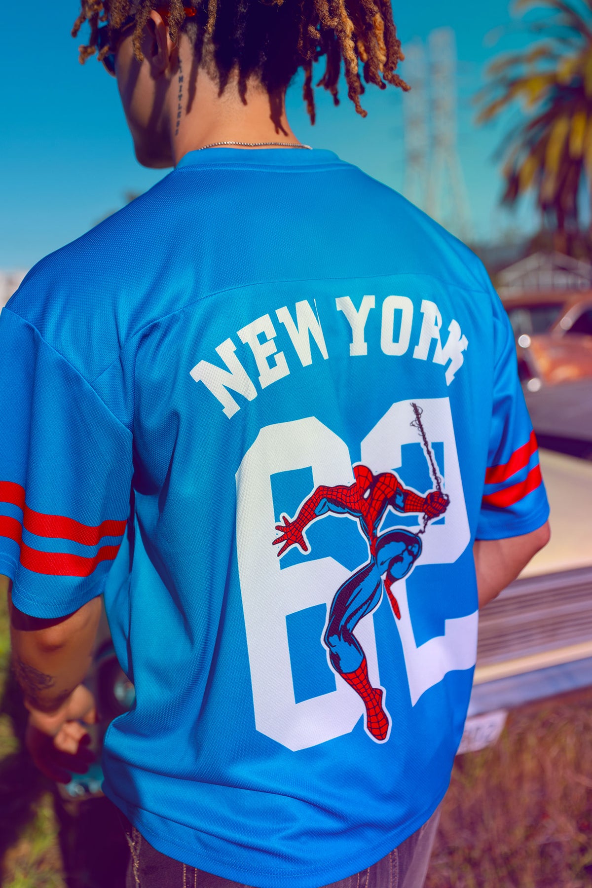 Vue alternative 2. Jersey en filet à imprimé Spider-Man