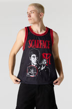 Jersey en filet à imprimé Scarface