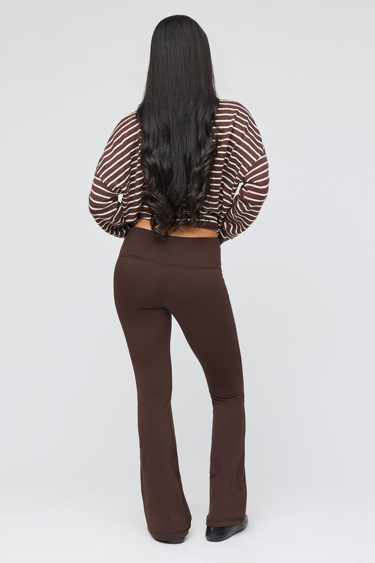 Vue alternative 3. Legging à jambe évasée doublé d emolleton