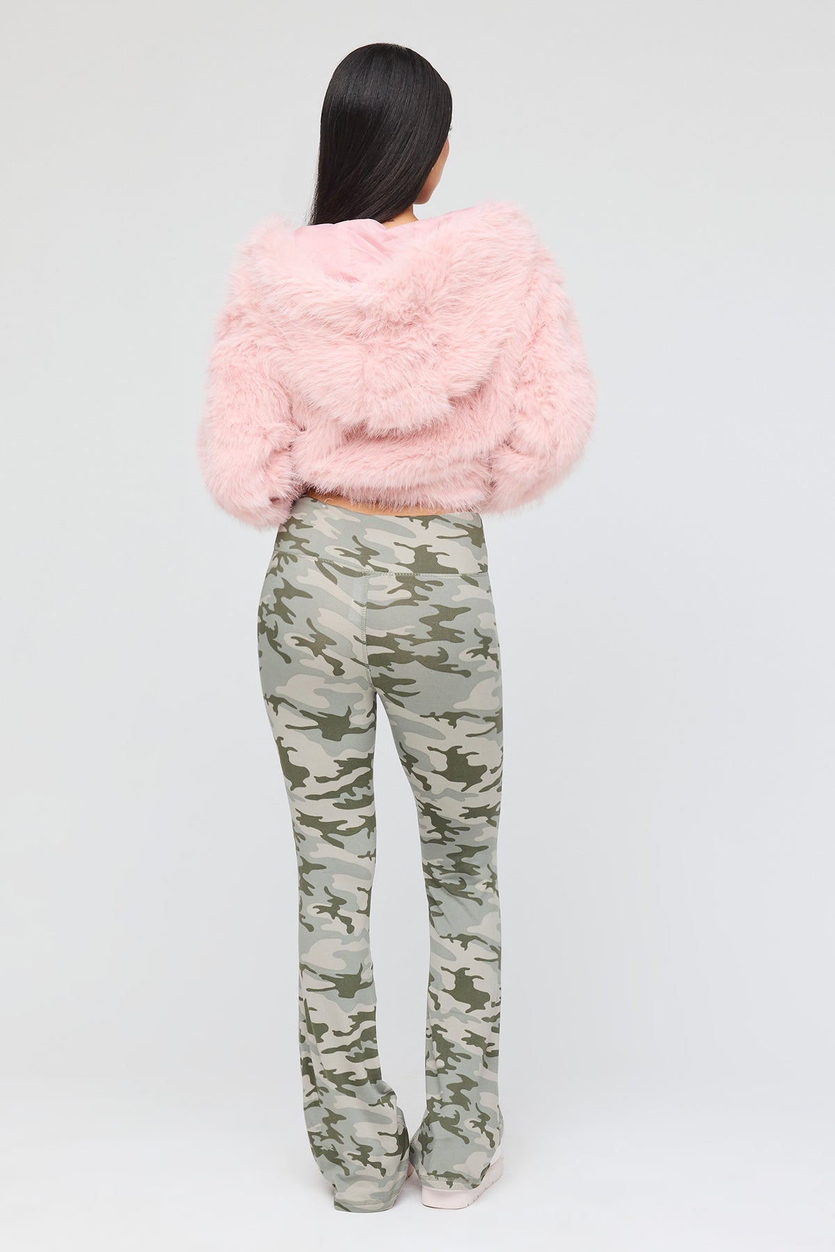 Vue alternative 3. Legging à jambe évasée doublé d emolleton