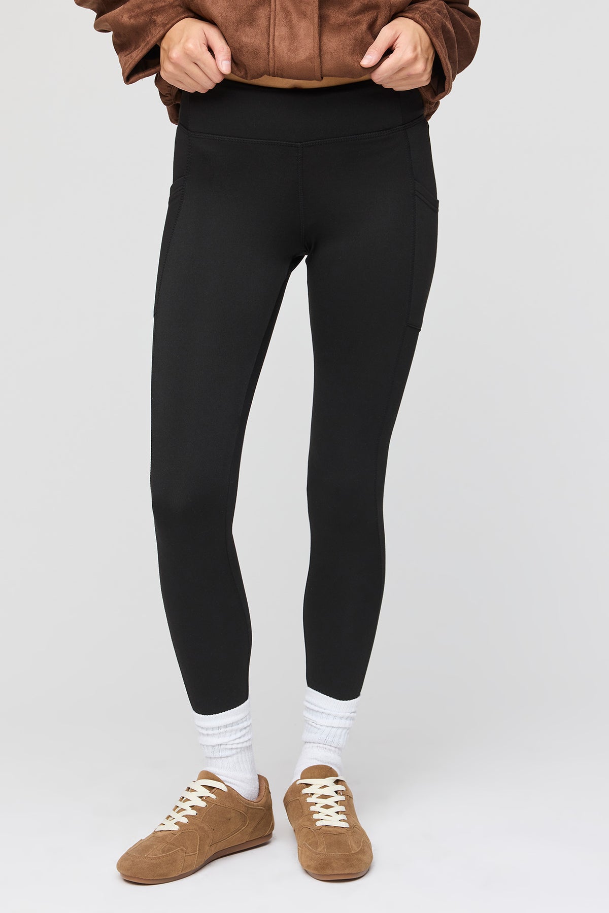 Vue alternative 2. Legging Active à jambe évasée doublé de molleton tech chaud