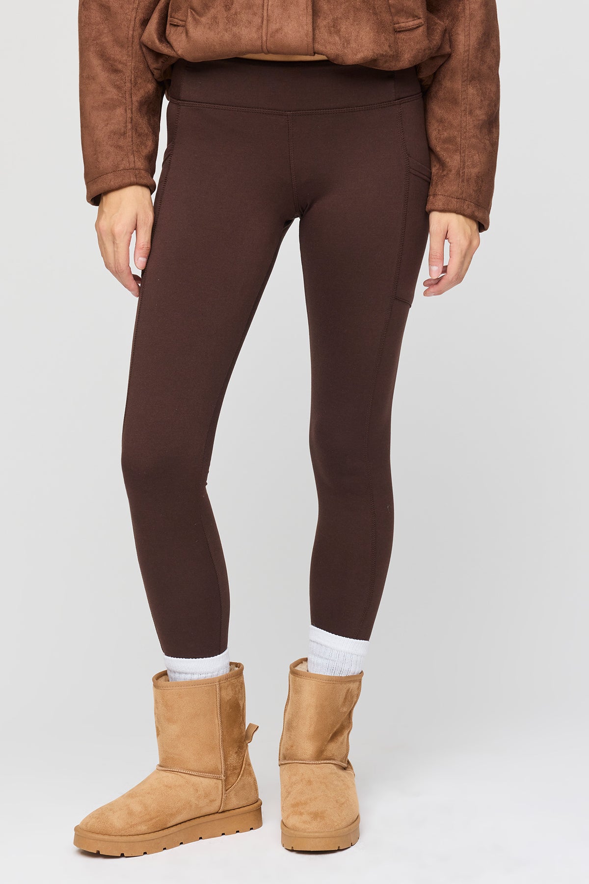 Vue alternative 2. Legging Active à jambe évasée doublé de molleton tech chaud