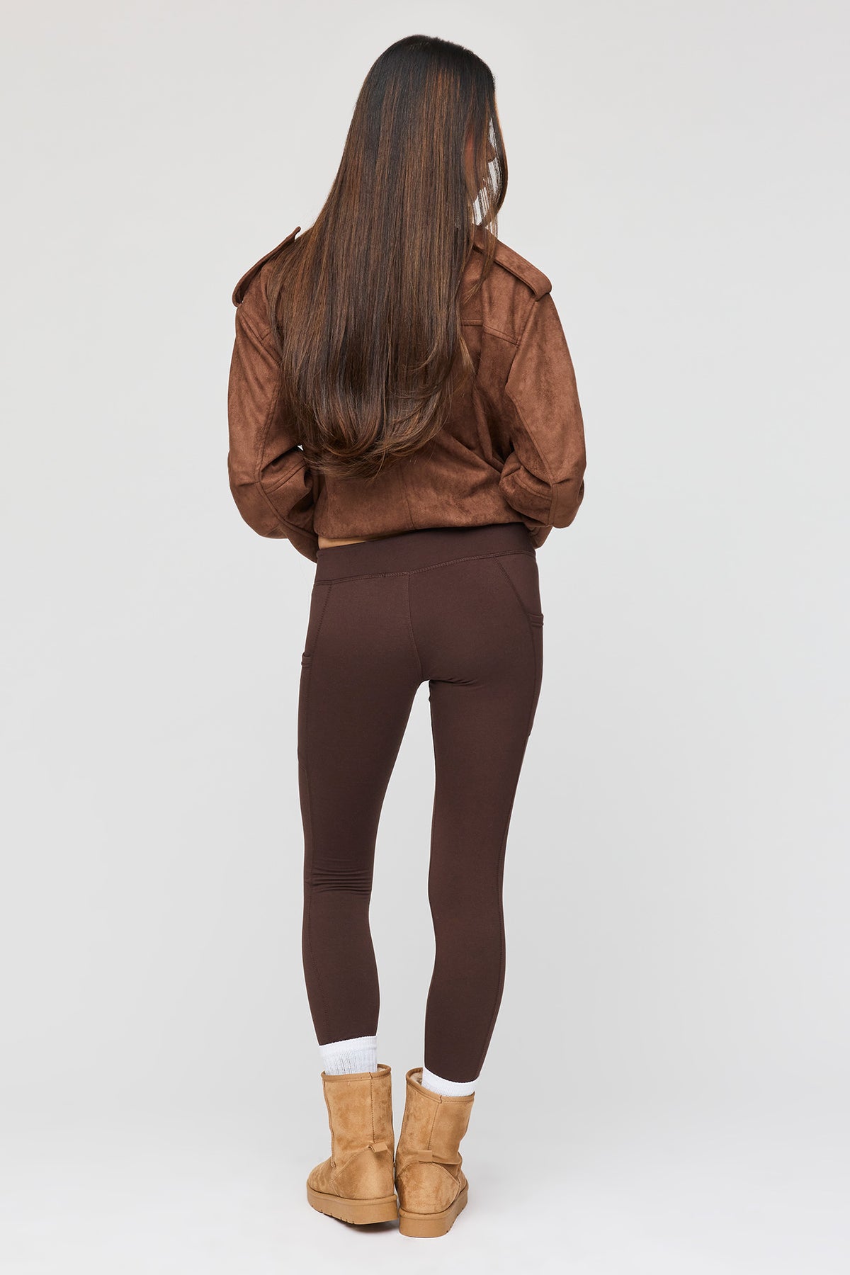 Vue alternative 3. Legging Active à jambe évasée doublé de molleton tech chaud