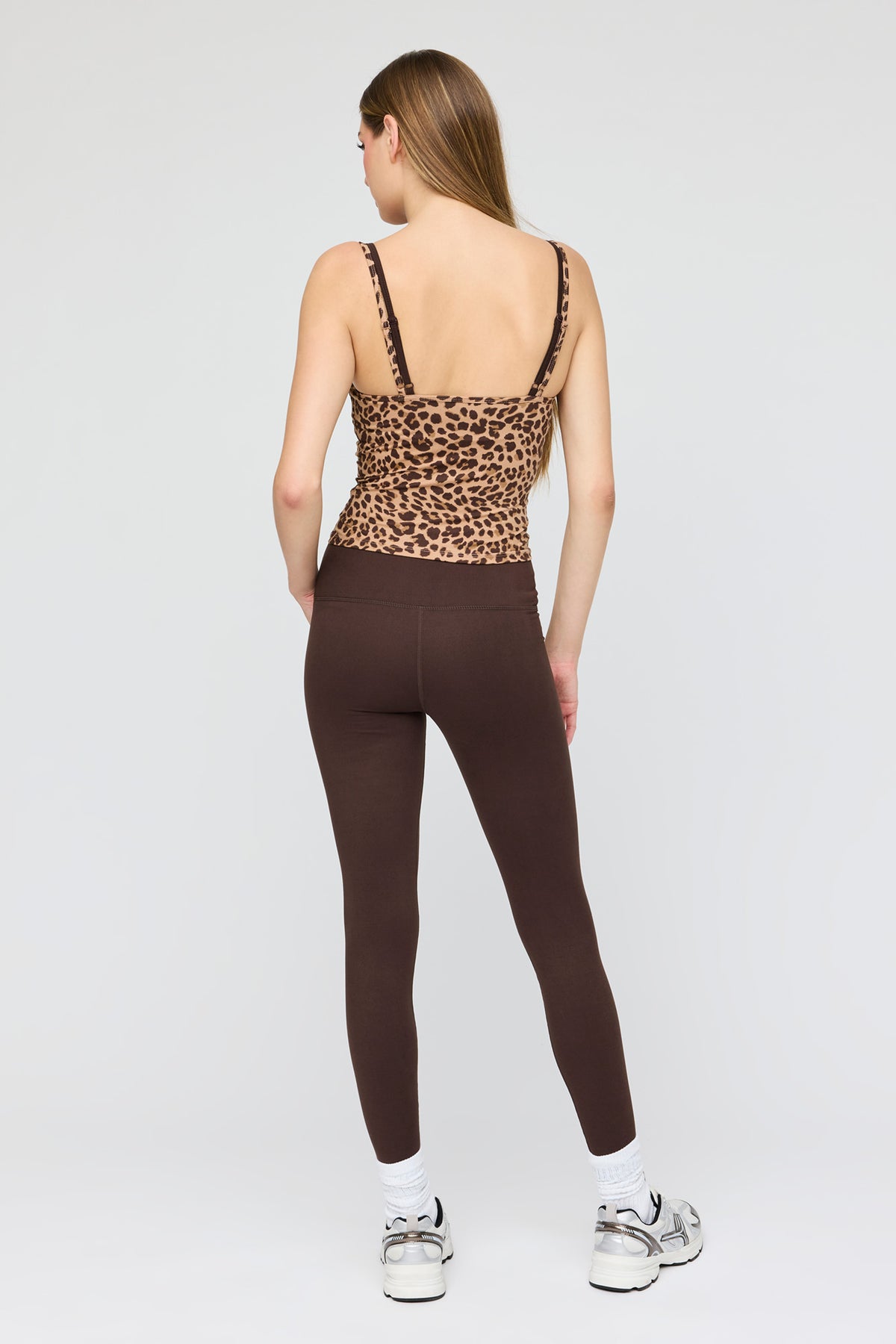 Alt View 3. Active Legging - Brown