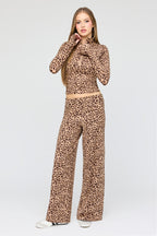 Pantalon Active à jambe large avec bande pliée
