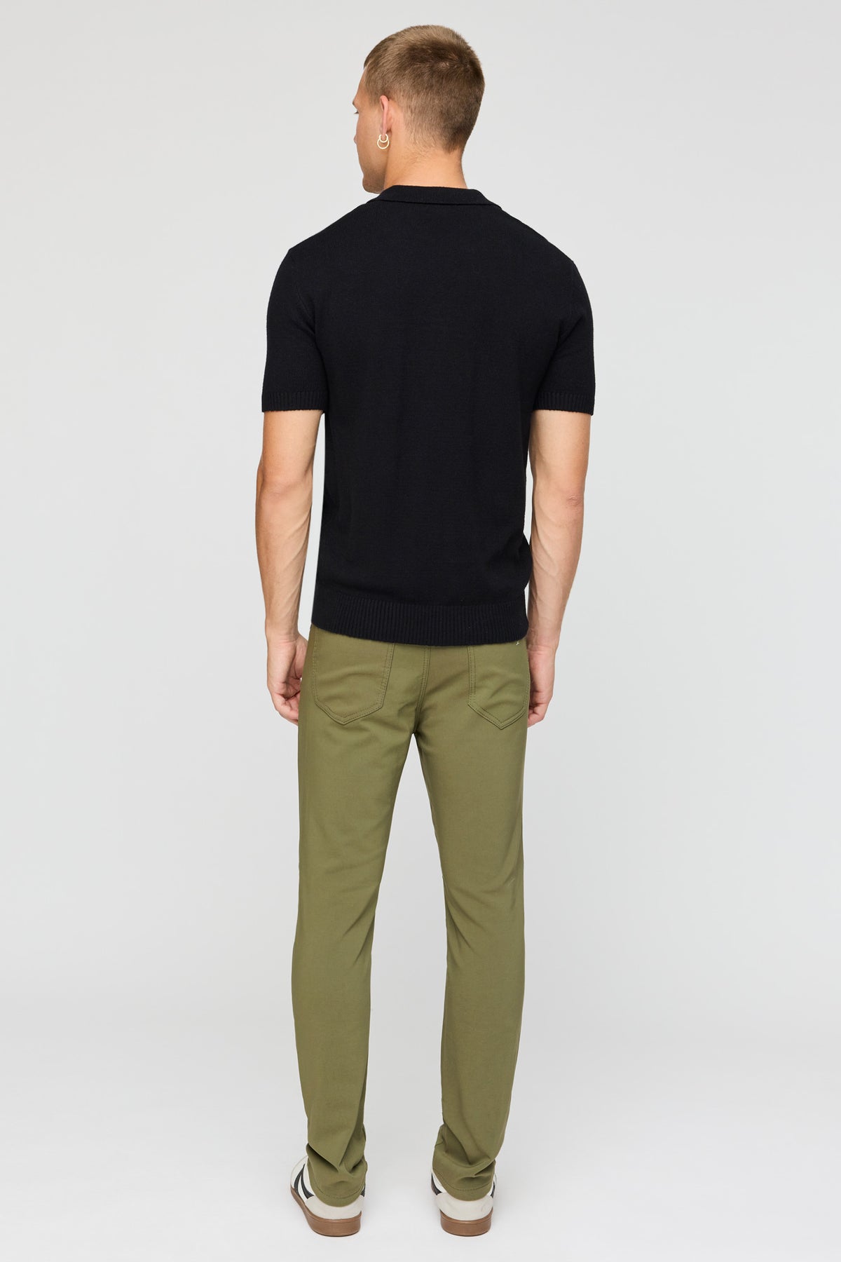 Alt View 3. Flex Tech Slim Fit Pant - Dark Green