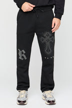 Pantalon d'entraînement en molleton clouté