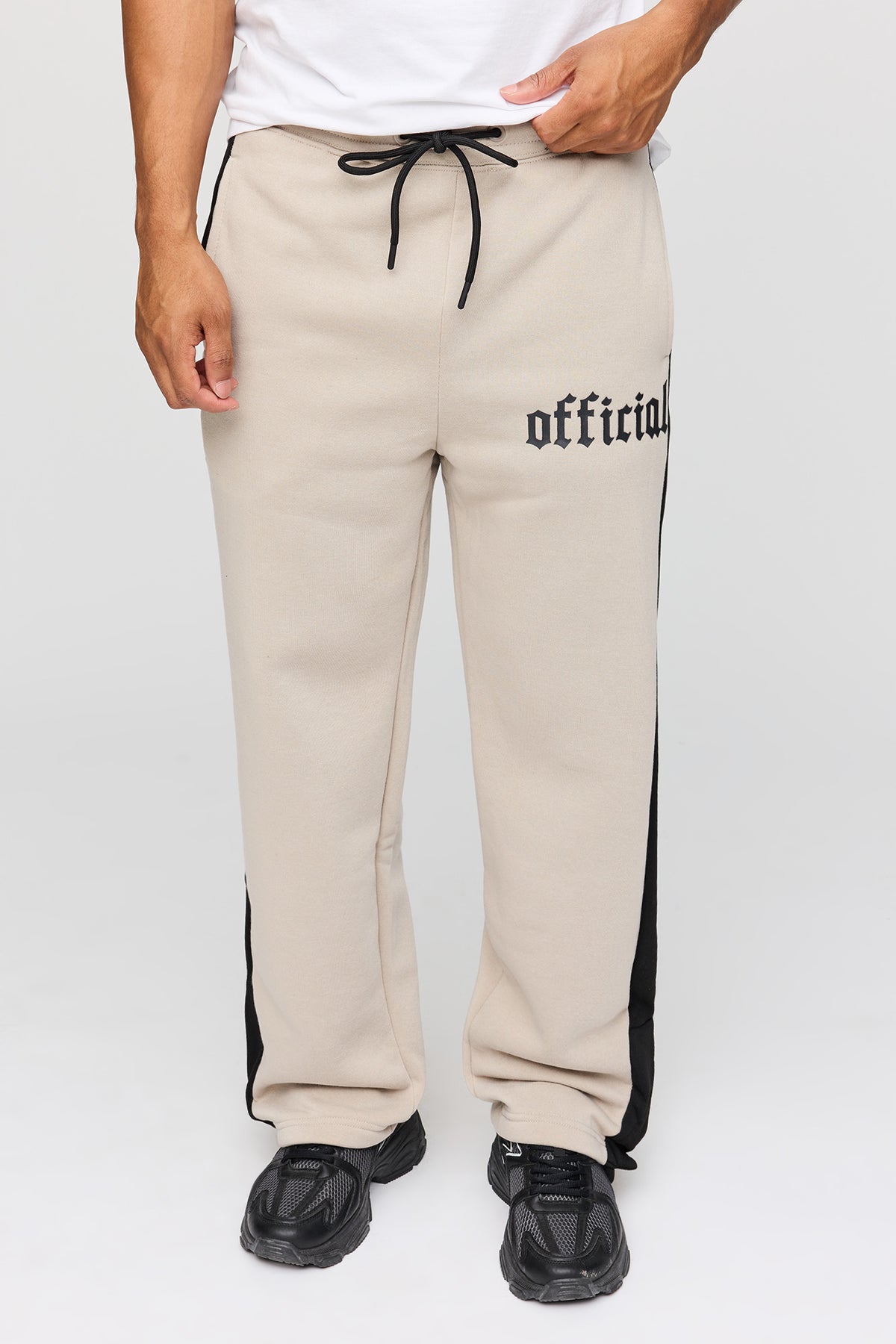 Graphic Fleece Sweatpant - Off White