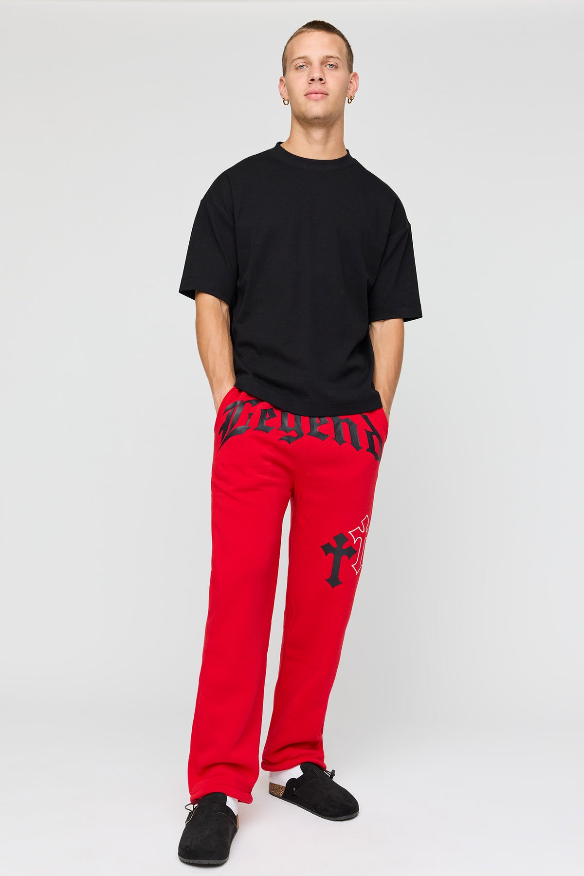 Vue alternative 2. Pantalon d'entraînement en molleton imprimé