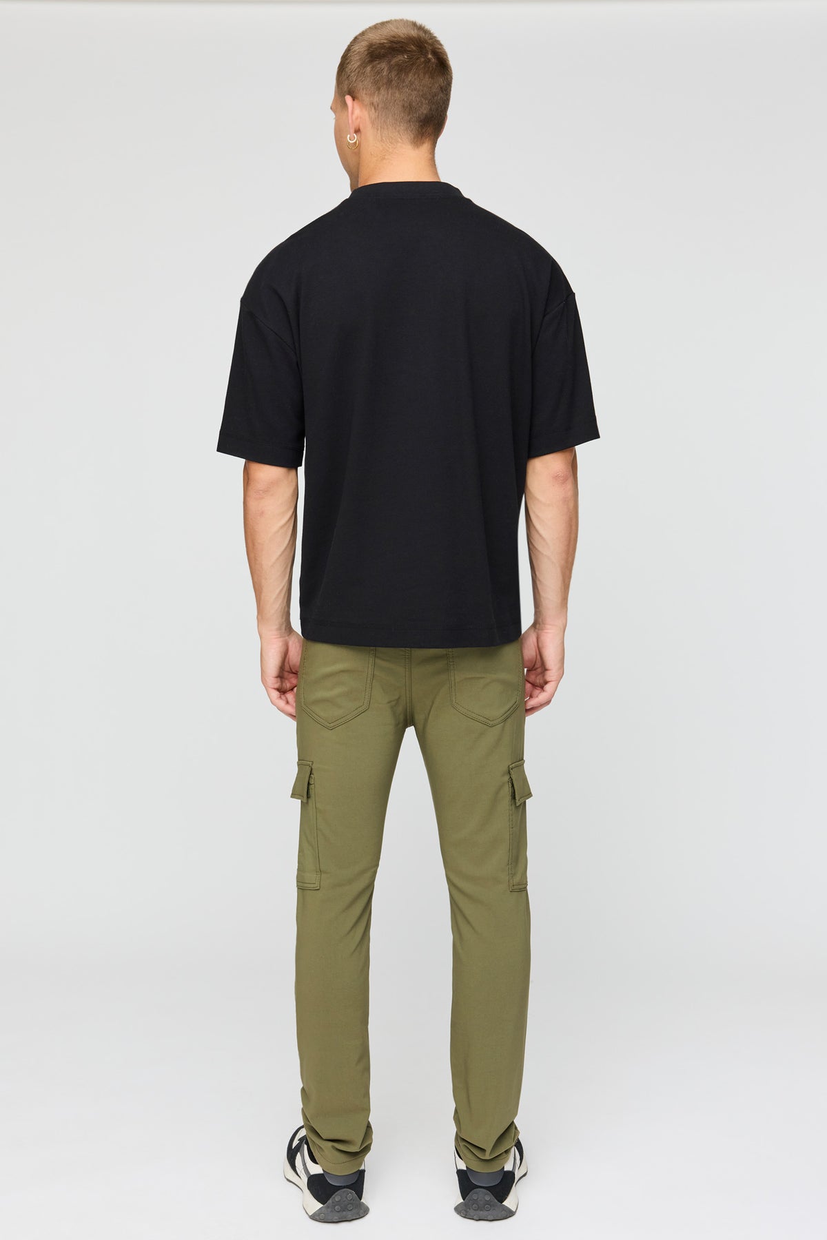 Alt View 3. Flex Tech Slim Fit Cargo Pant - Dark Green