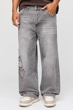 Tattoo Graphic Baggy Jean
