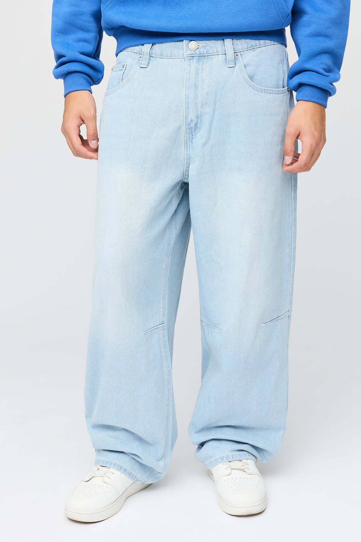 Stretch Barrel Jean - Light Denim Blue
