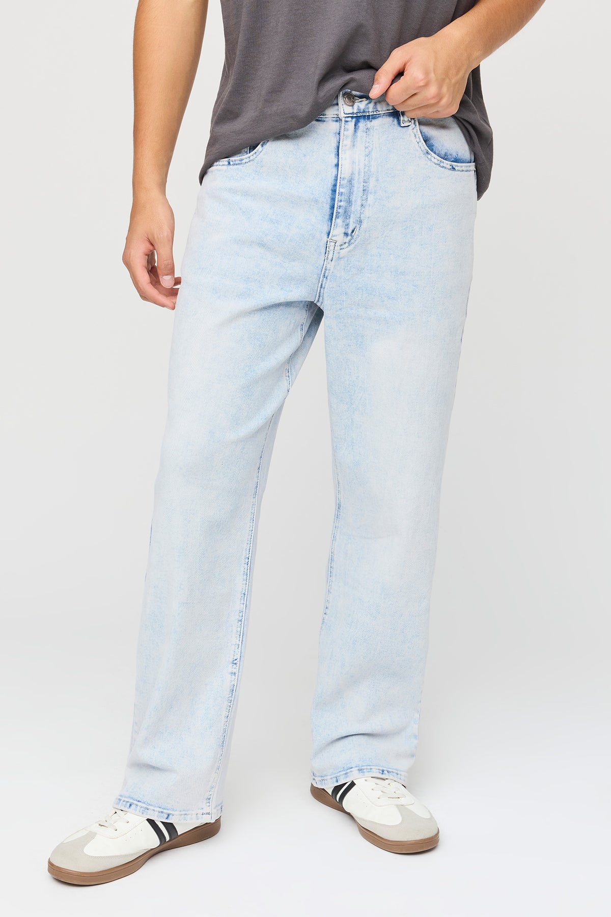 Stretch Loose Fit Jean - Sky Blue