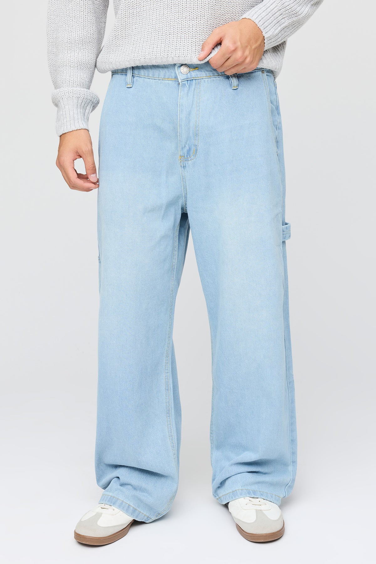 Stretch Baggy Jean - Light Denim Blue