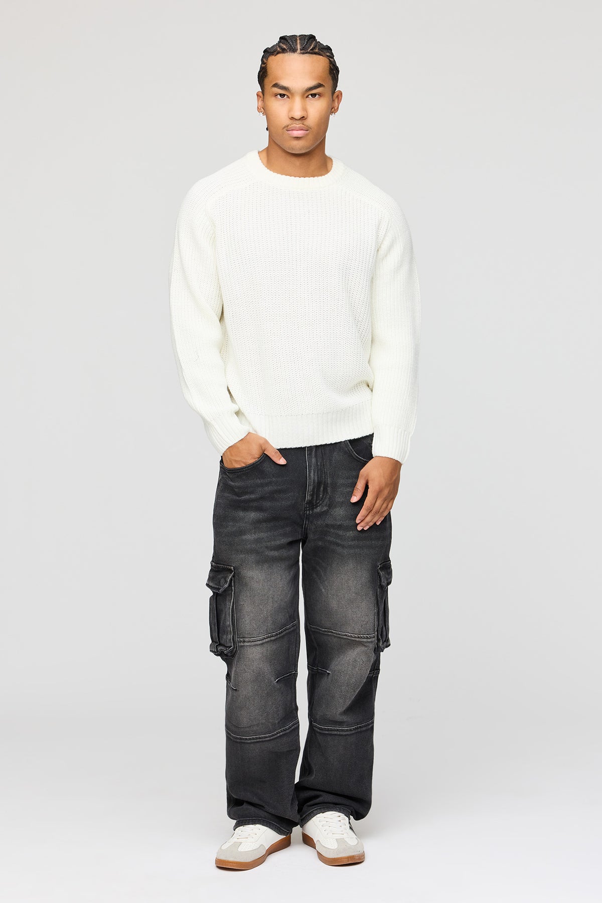 Vue alternative 2. Jean cargo baggy
