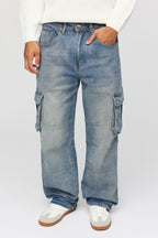 Jean cargo baggy