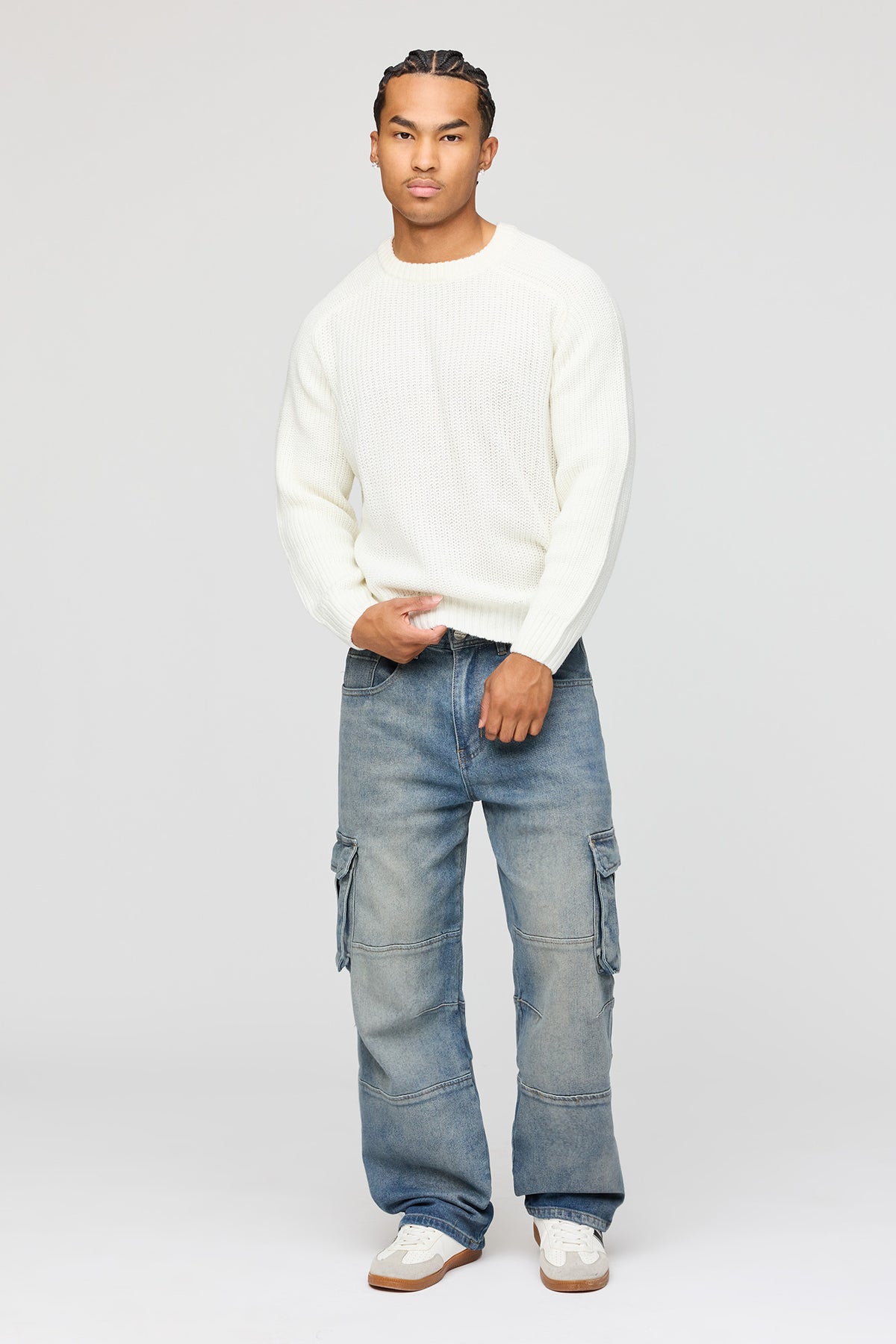 Vue alternative 2. Jean cargo baggy