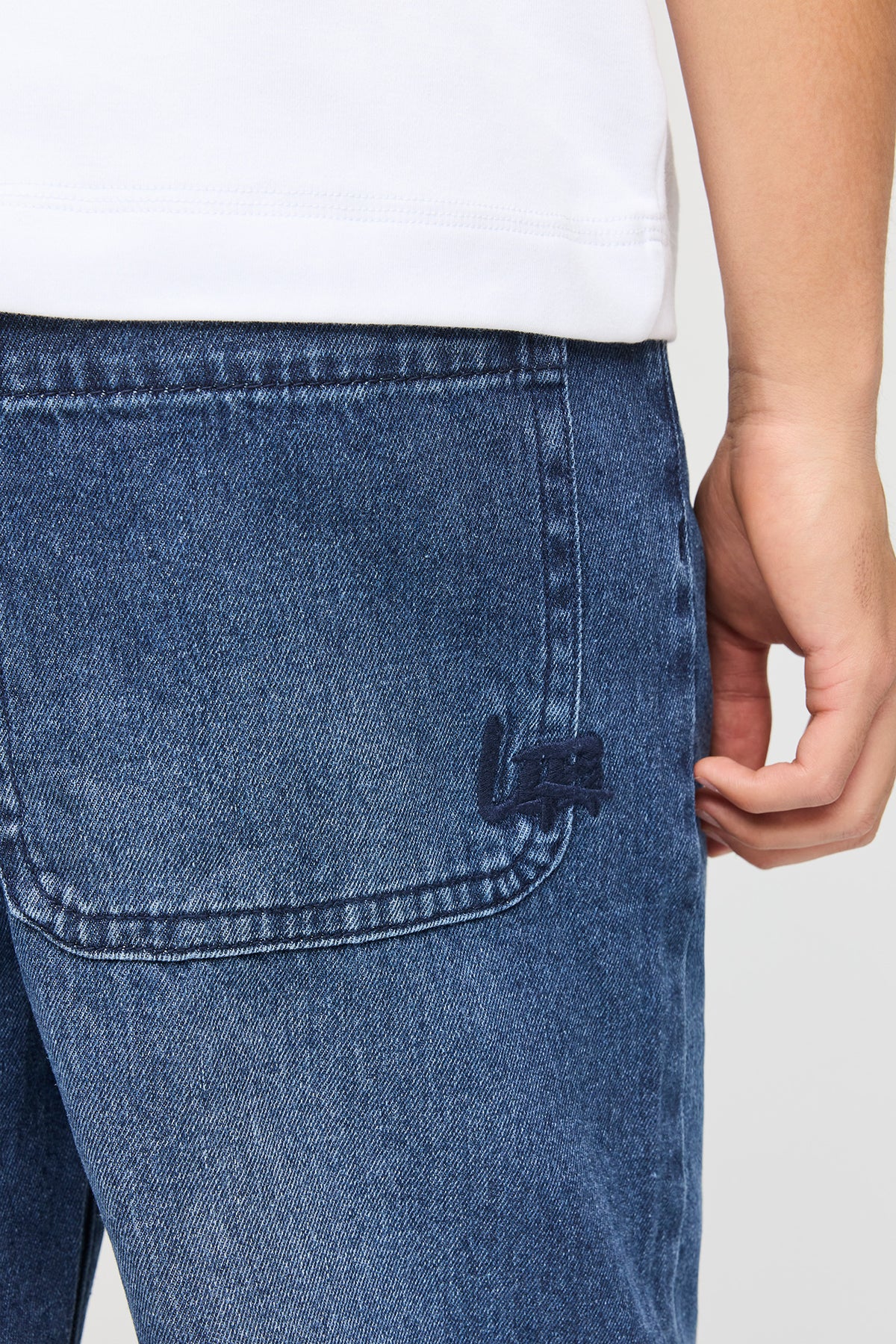 Alt View 4. Stretch Loose Fit Jean - Dark Blue