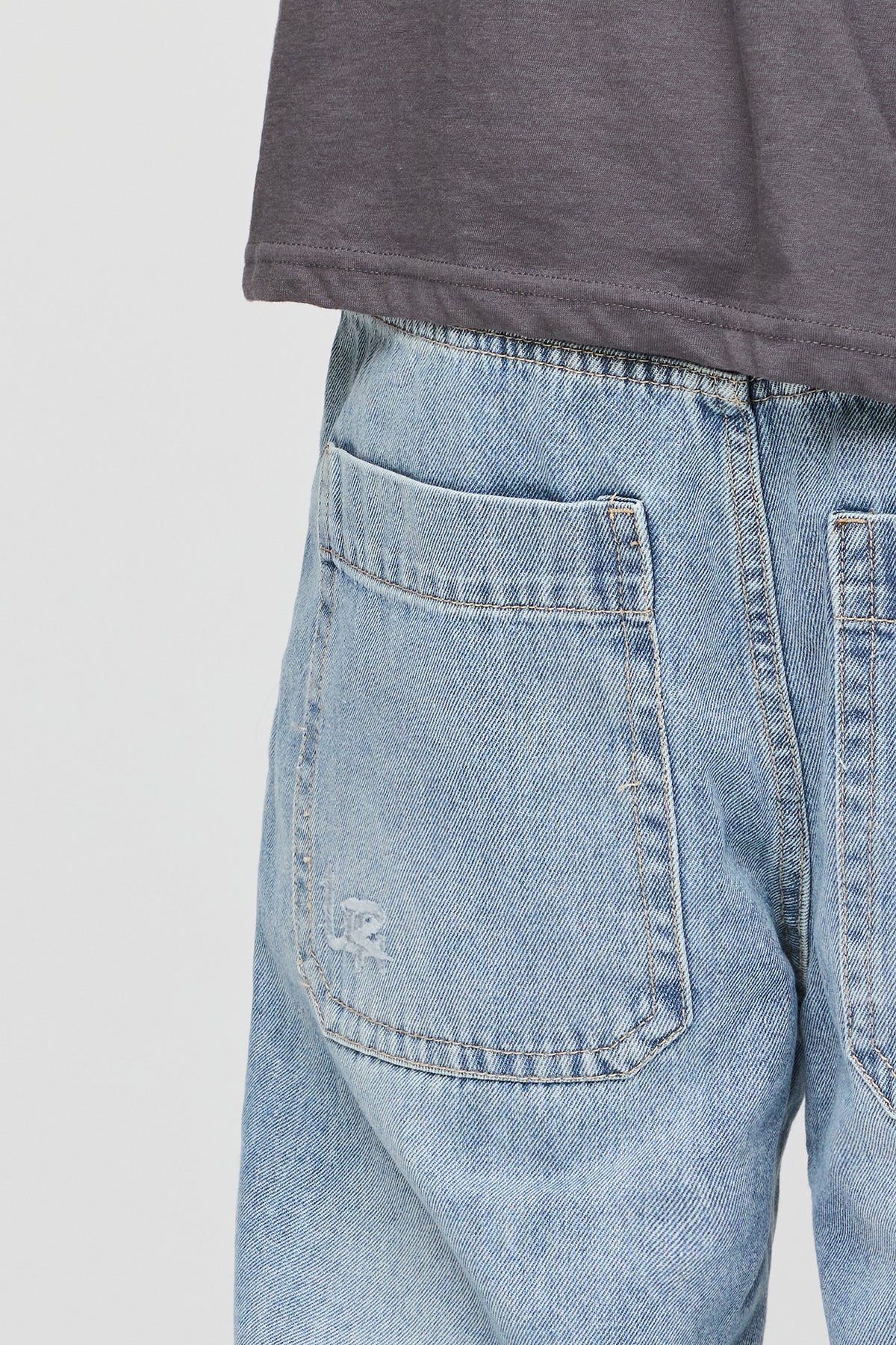Alt View 4. Stretch Skater Jean - Medium Denim Blue