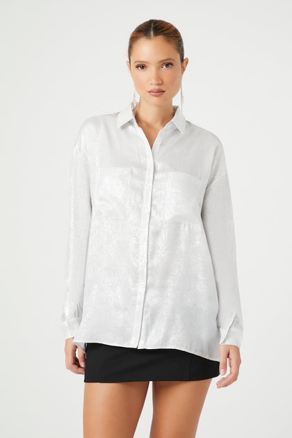 Notched Collar Shirt  Forever 21 #notched #collar #blouse