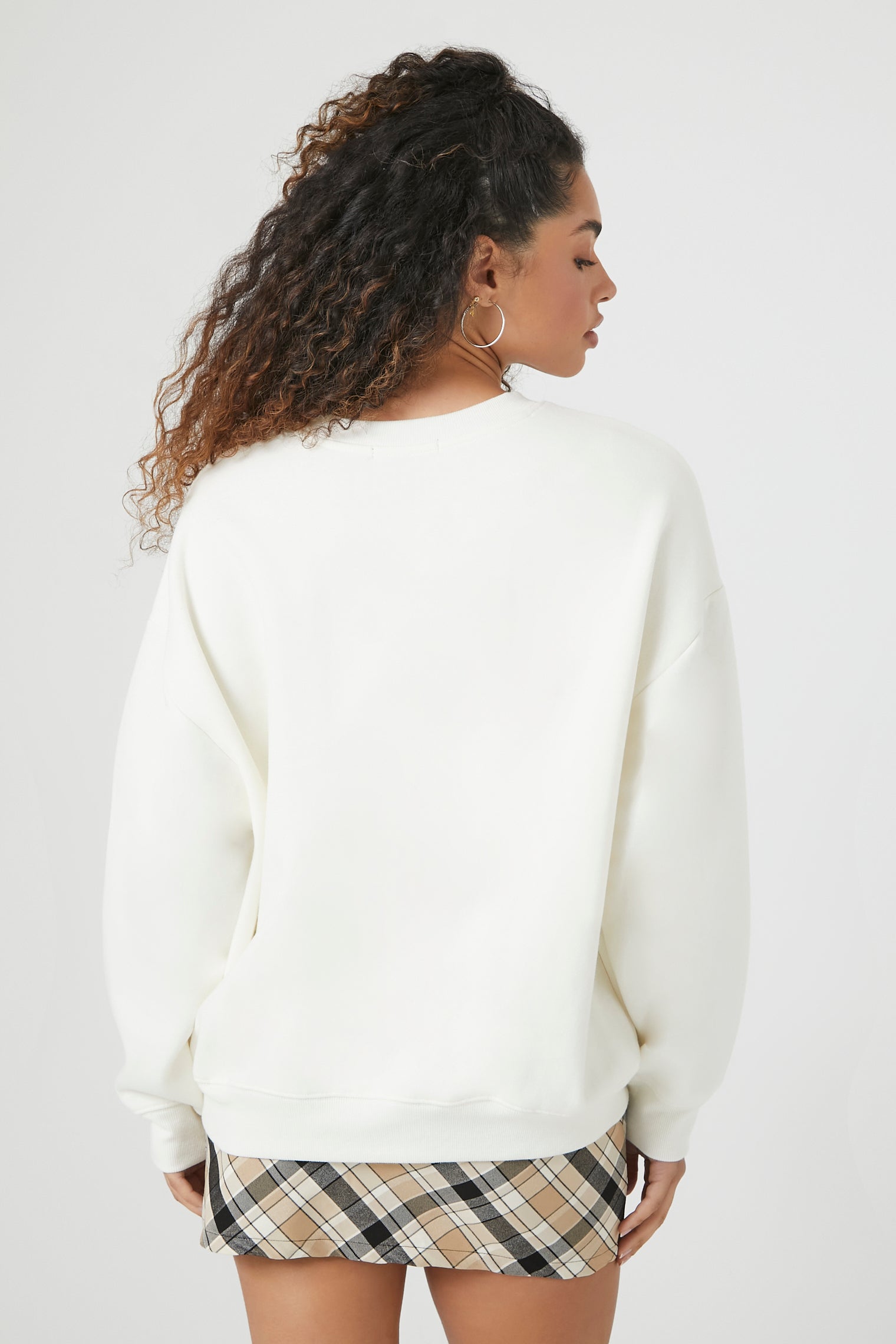 Brooklyn Embroidered Fleece Sweatshirt