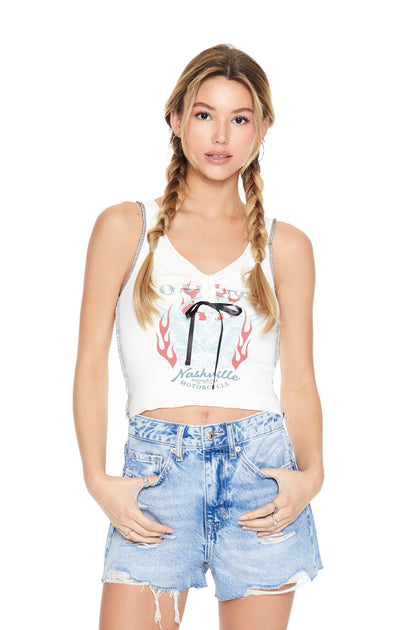Road Trip Graphic Bow Tank