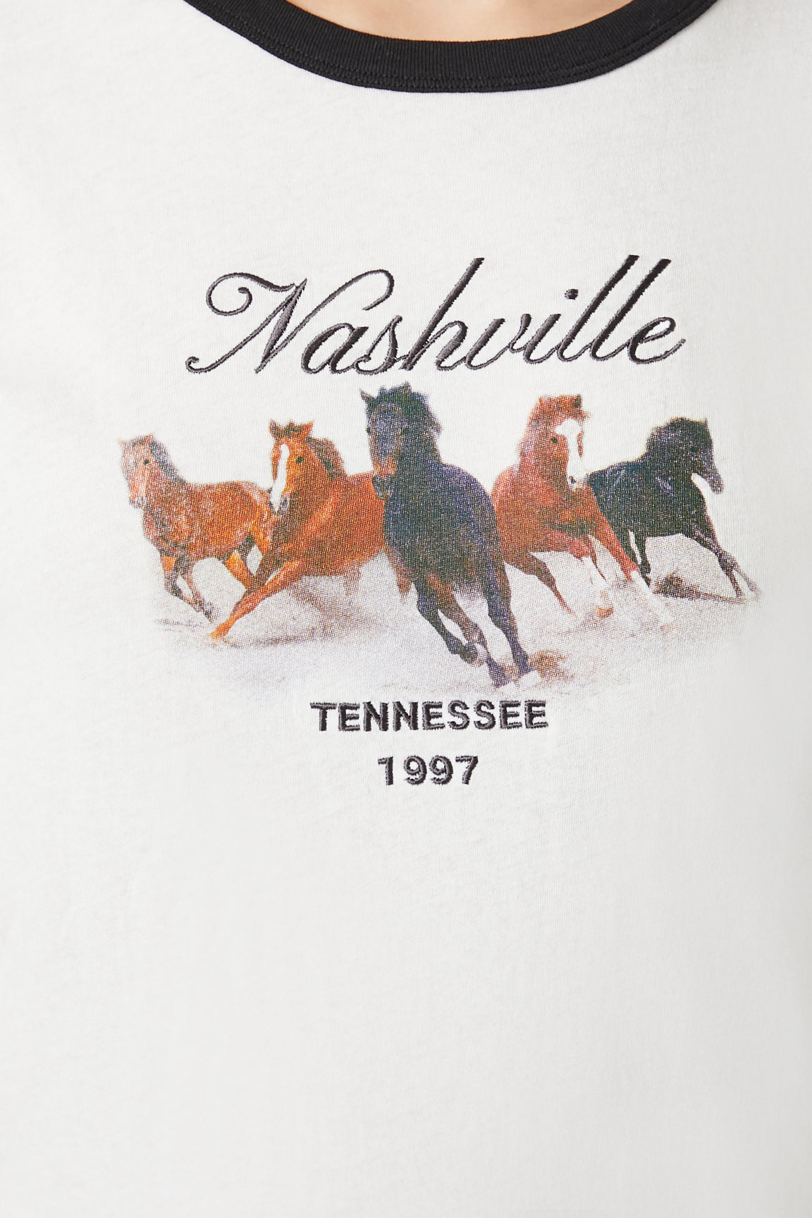 Nashville Embroidered Ringer T-Shirt