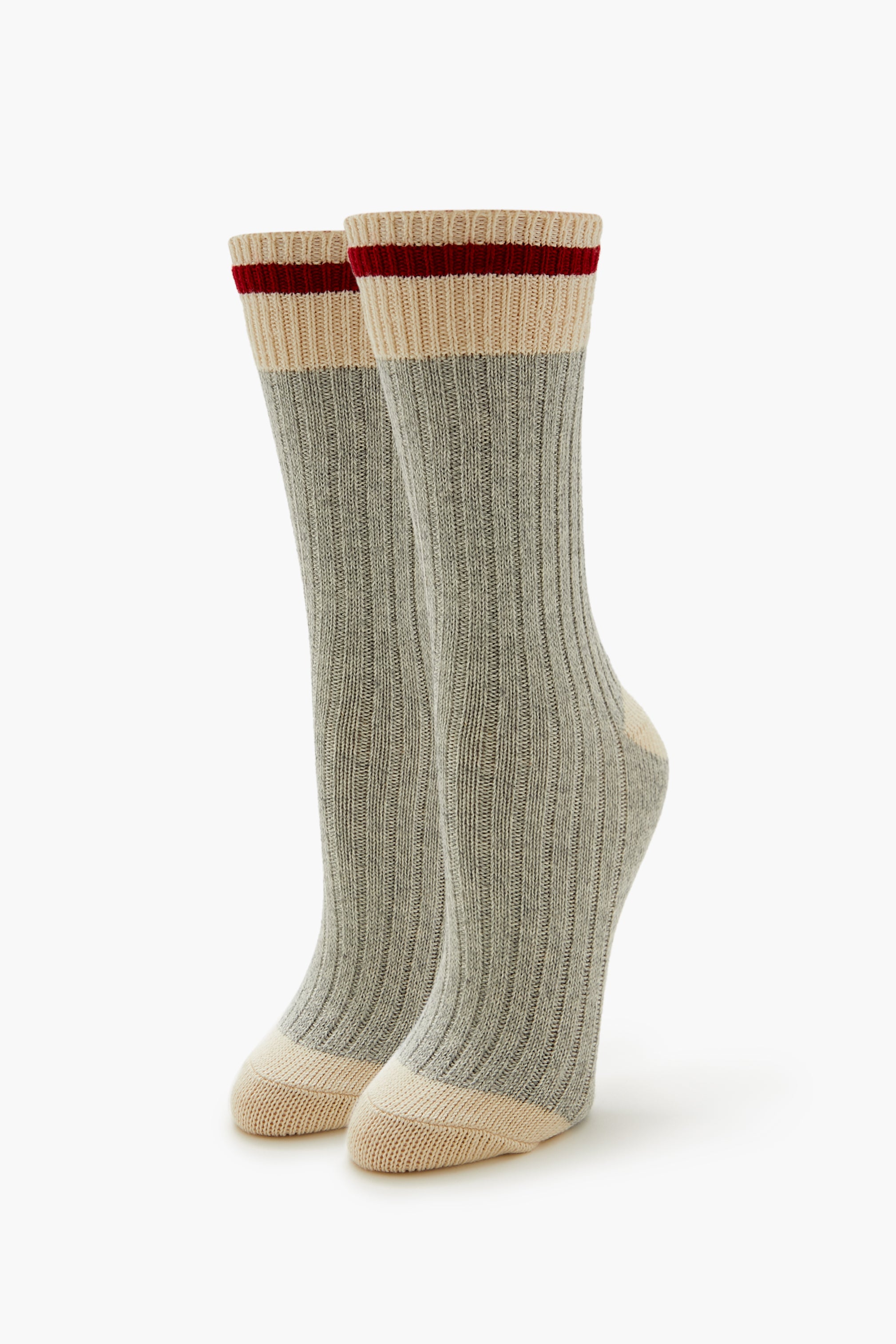 Striped Colourblock Crew Socks