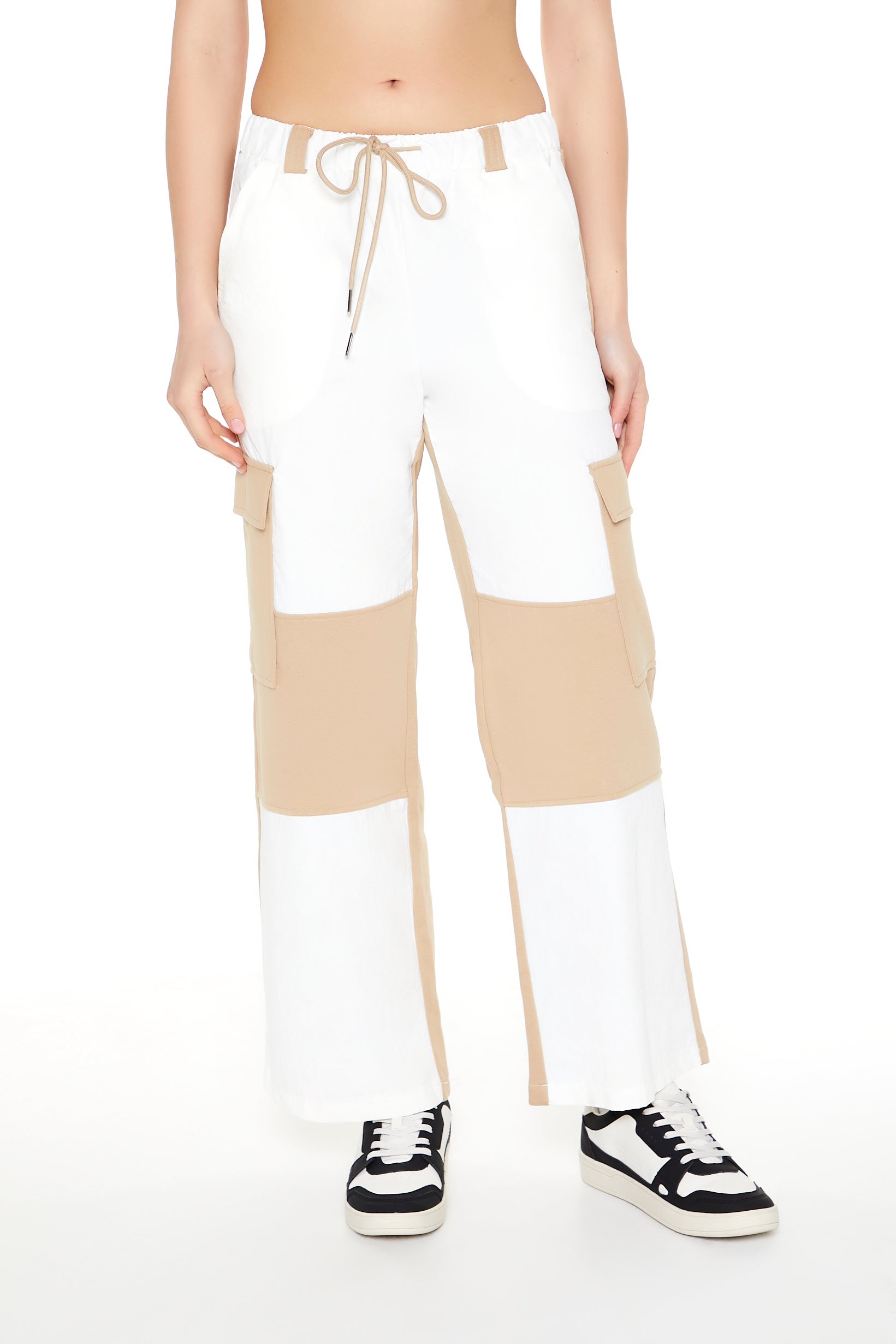 Colourblock Drawstring Cargo Jogger