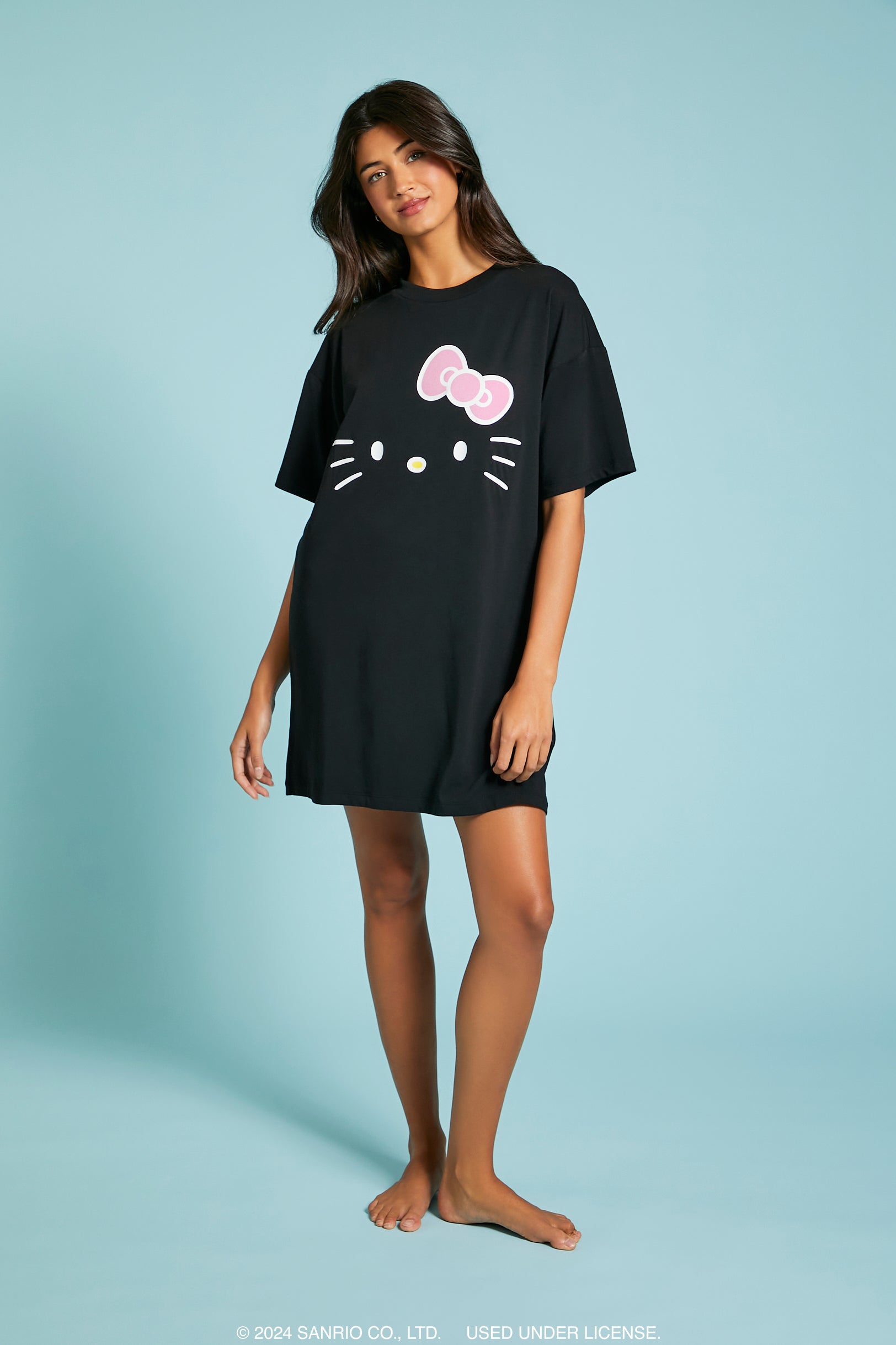 Robe de nuit à imprimé Hello Kitty