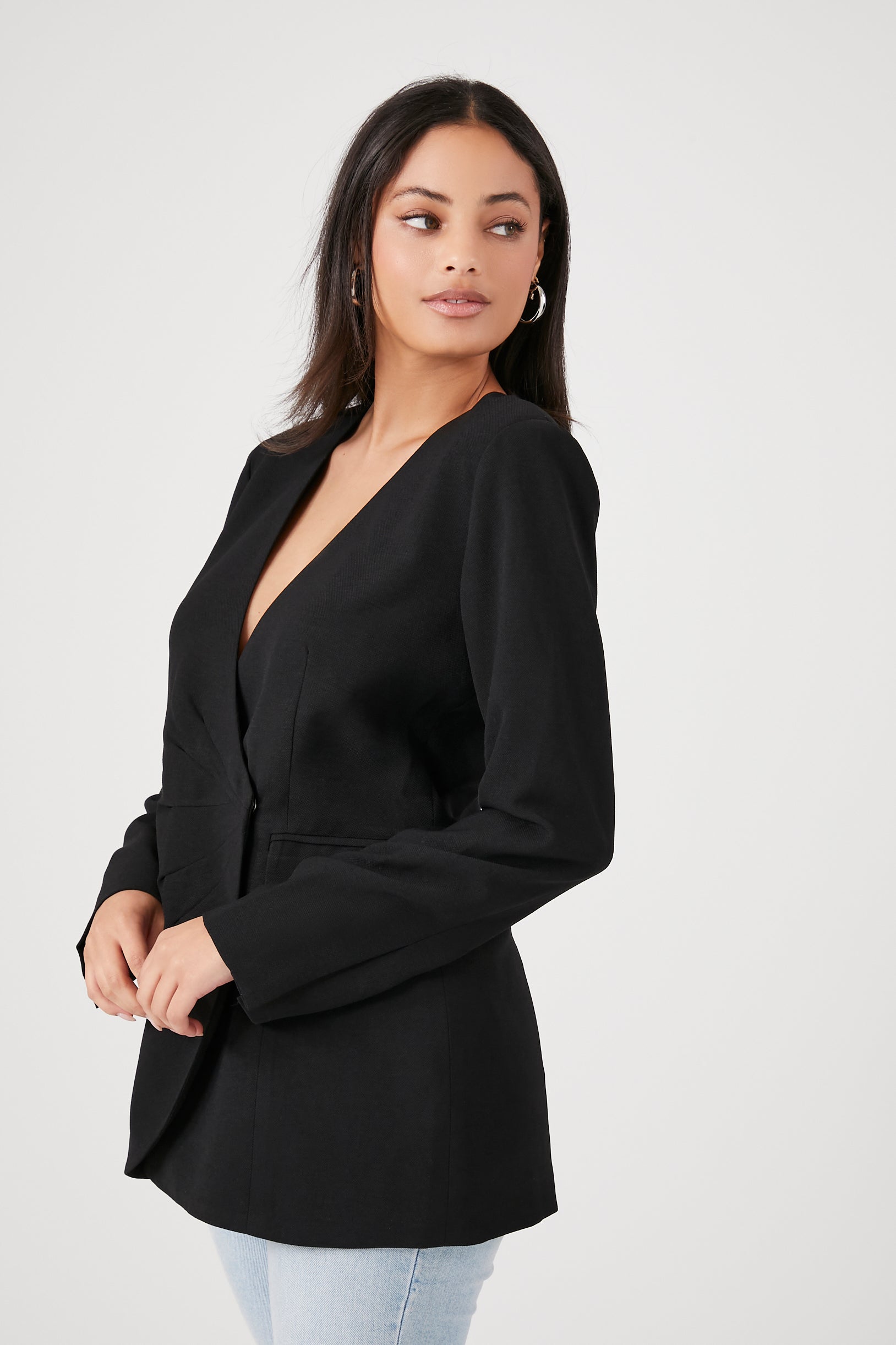 Plunging Wrap Blazer – Urban Planet