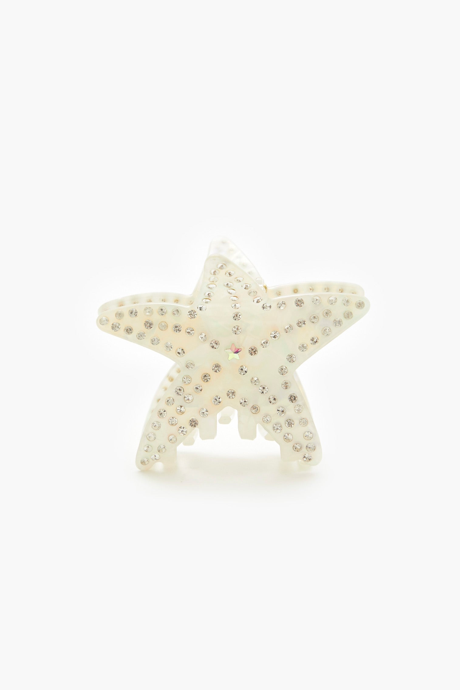 Rhinestone Starfish Hair Clip